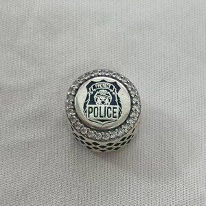Pandora POLICE Exclusive Charm Pendant, S925 Silver Jewelry